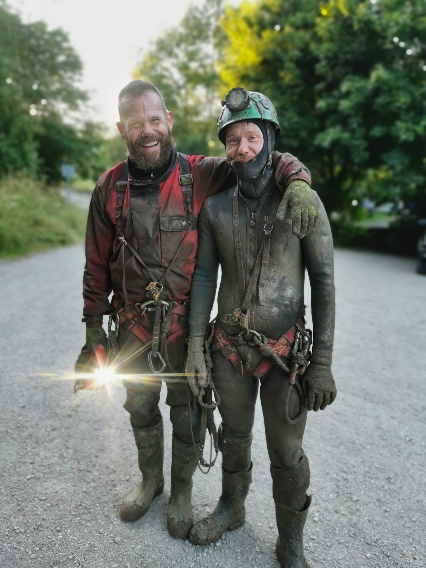 Jim and Jon at Cussey